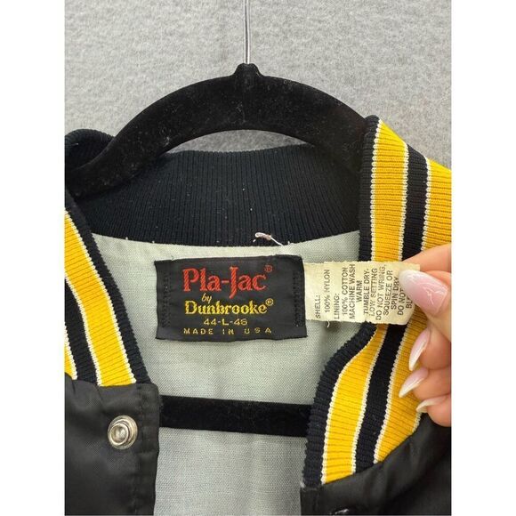 Vtg 442 Tactical Fighter Wing Sq Jacket Men’s Satin Pla-Jac Richards Gebaur Air - Picture 3 of 10